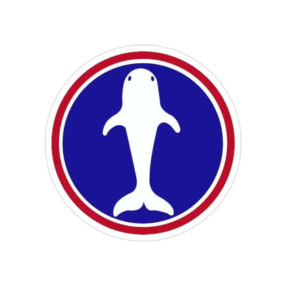 Atlantic Base Commands (U.S. Army) REVERSE PRINT Transparent Die-Cut STICKER - The Sticker Space