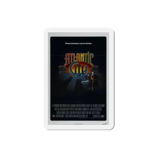 Atlantic City 1981 Movie Poster Refrigerator Magnet 2 Inch - The Sticker Space