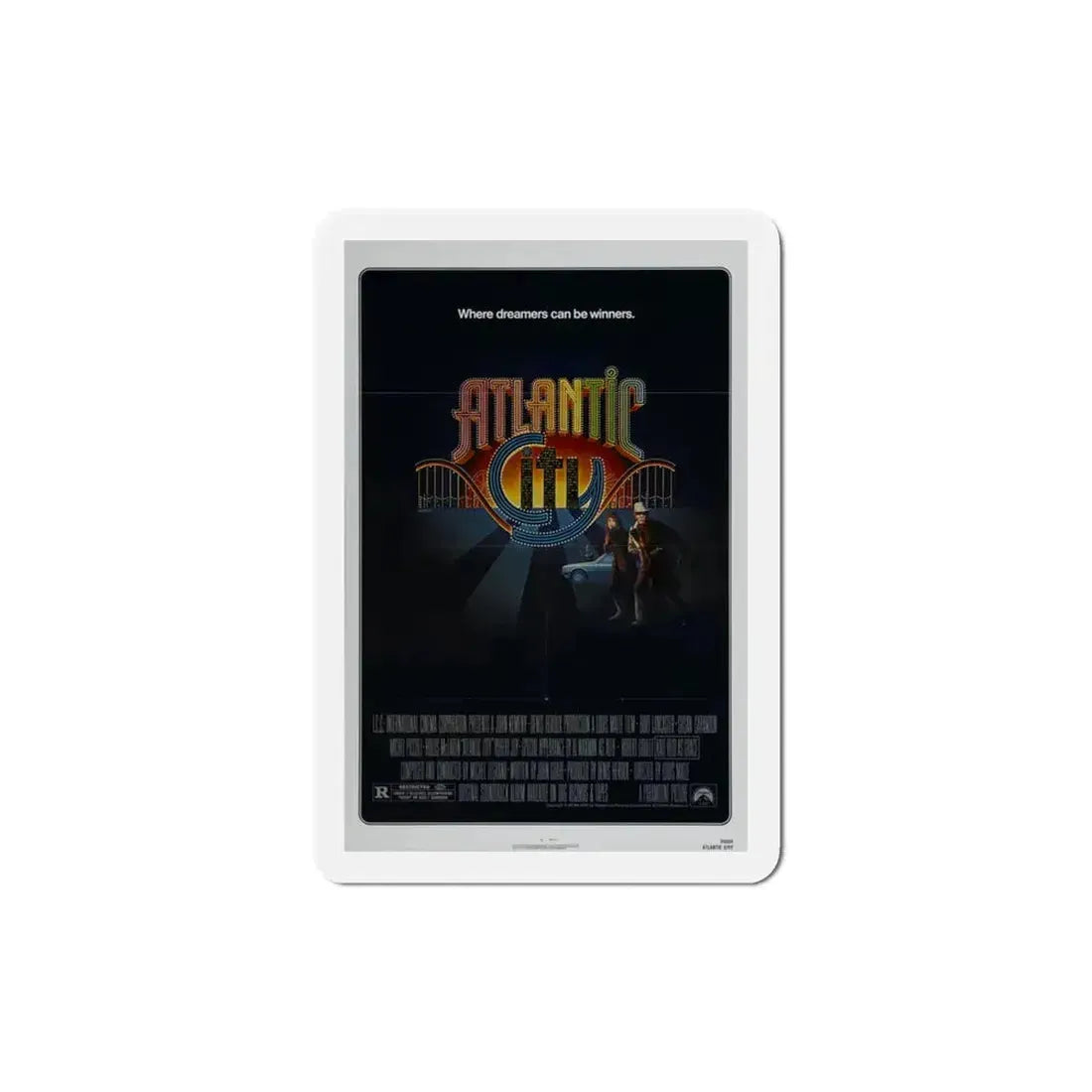 Atlantic City 1981 Movie Poster Refrigerator Magnet 3 Inch - The Sticker Space