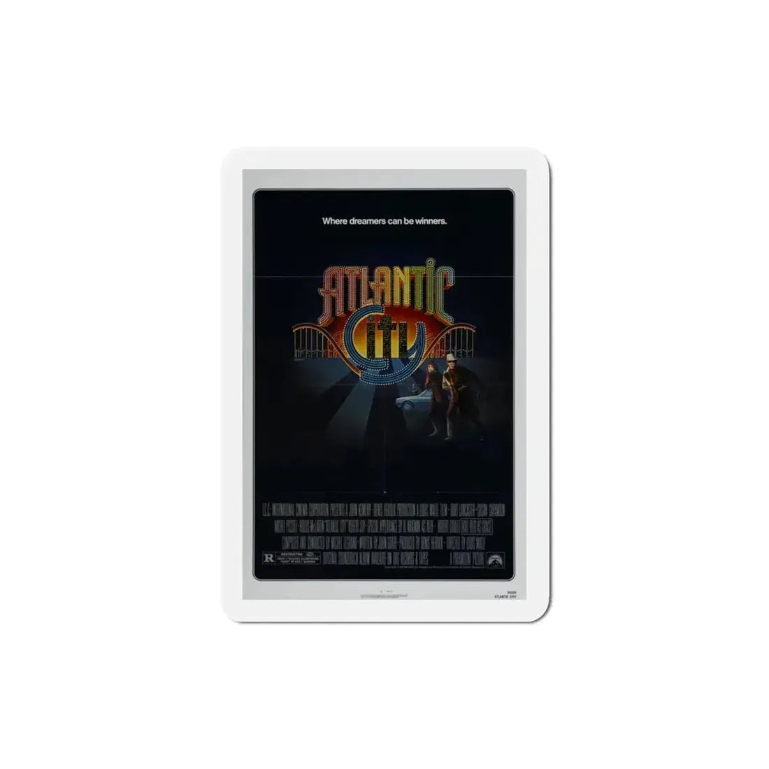 Atlantic City 1981 Movie Poster Refrigerator Magnet 3 Inch - The Sticker Space