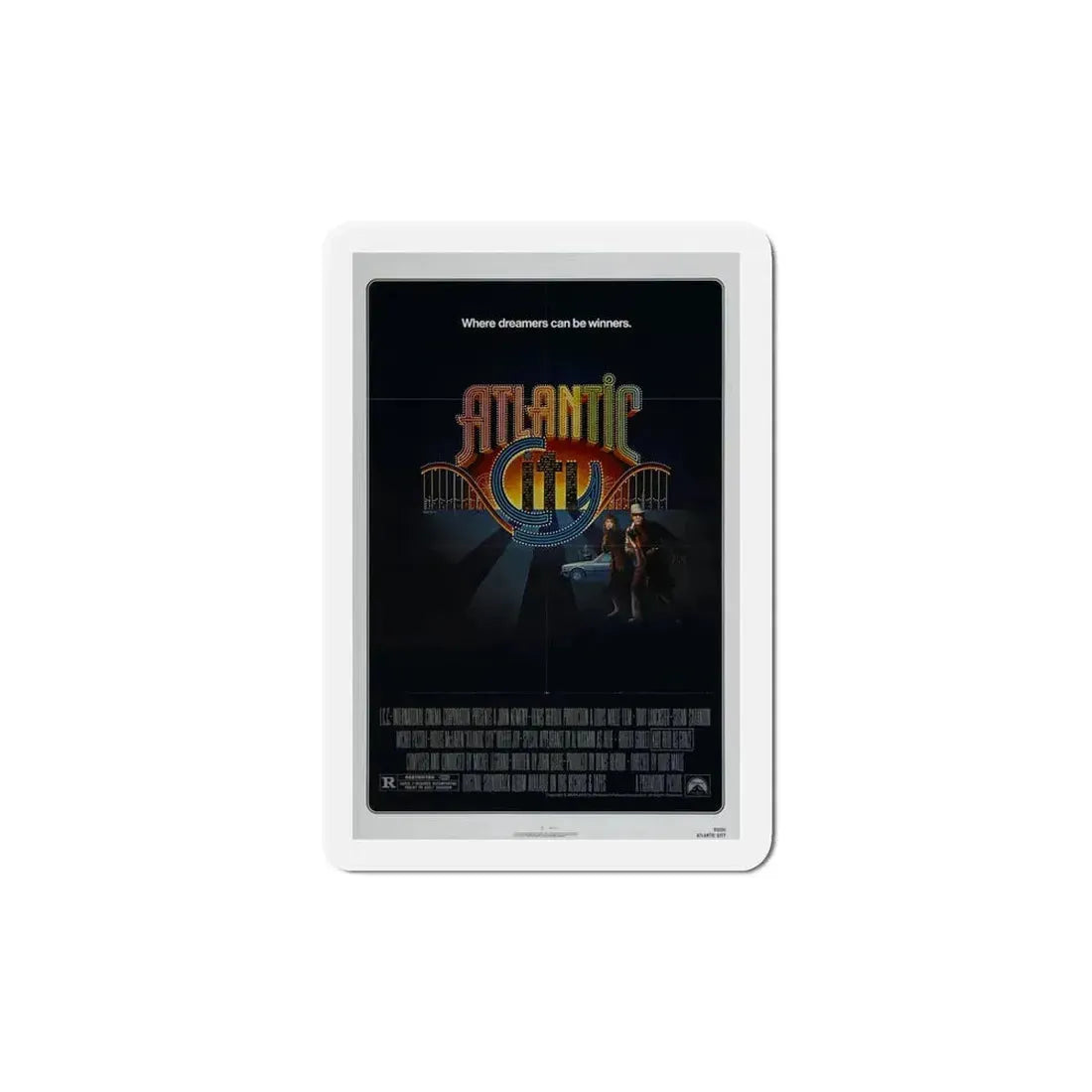 Atlantic City 1981 Movie Poster Refrigerator Magnet 5 Inch - The Sticker Space
