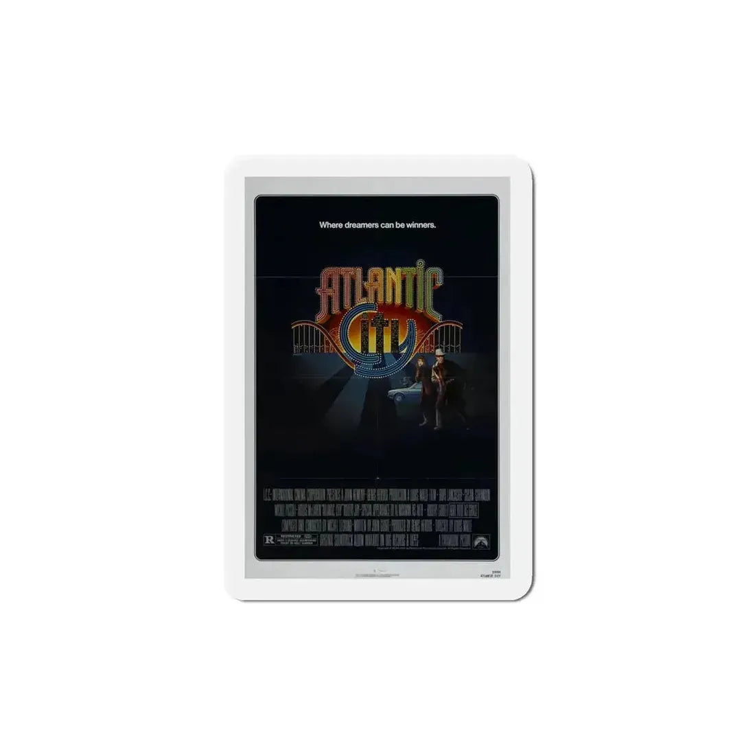 Atlantic City 1981 Movie Poster Refrigerator Magnet - The Sticker Space