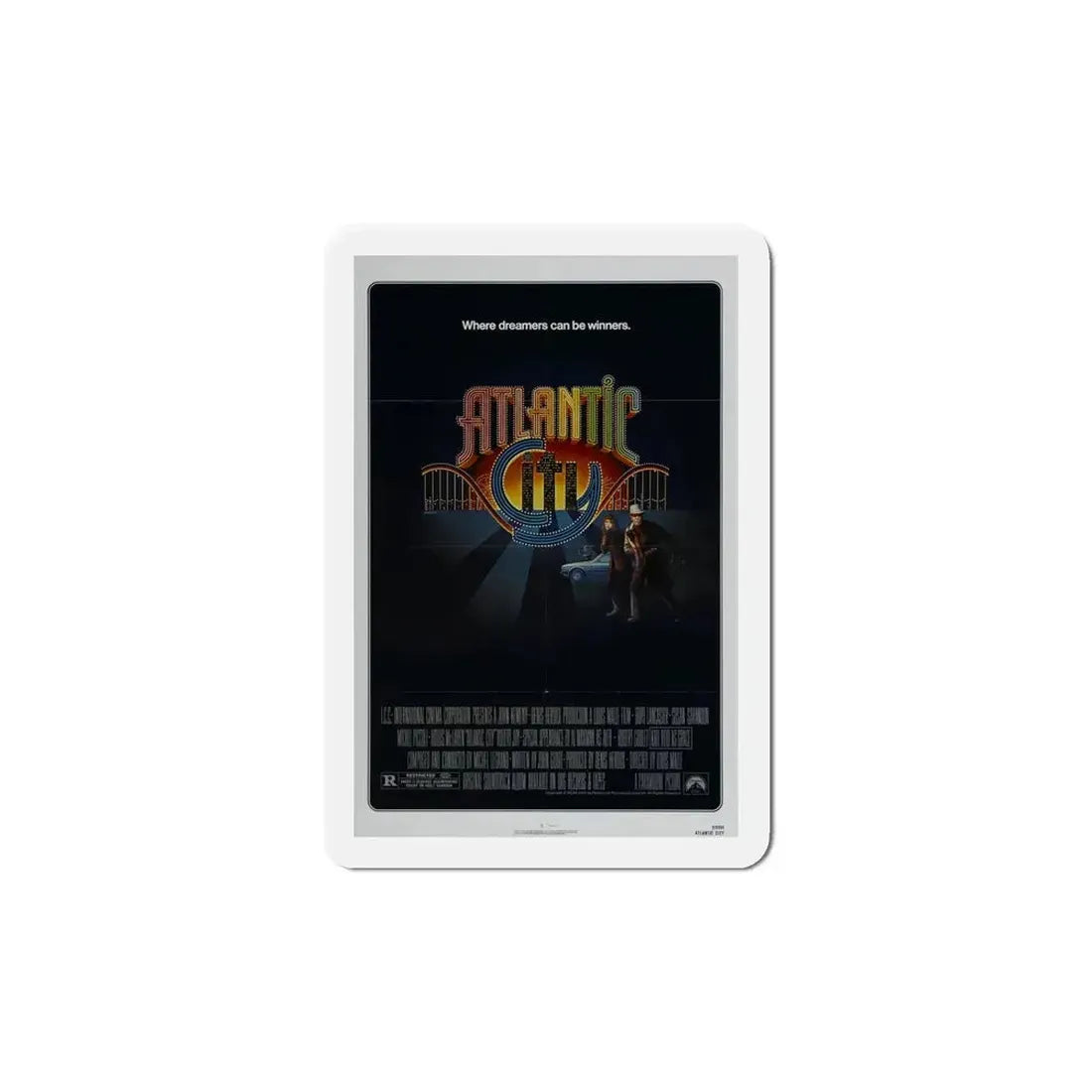 Atlantic City 1981 Movie Poster Refrigerator Magnet - The Sticker Space