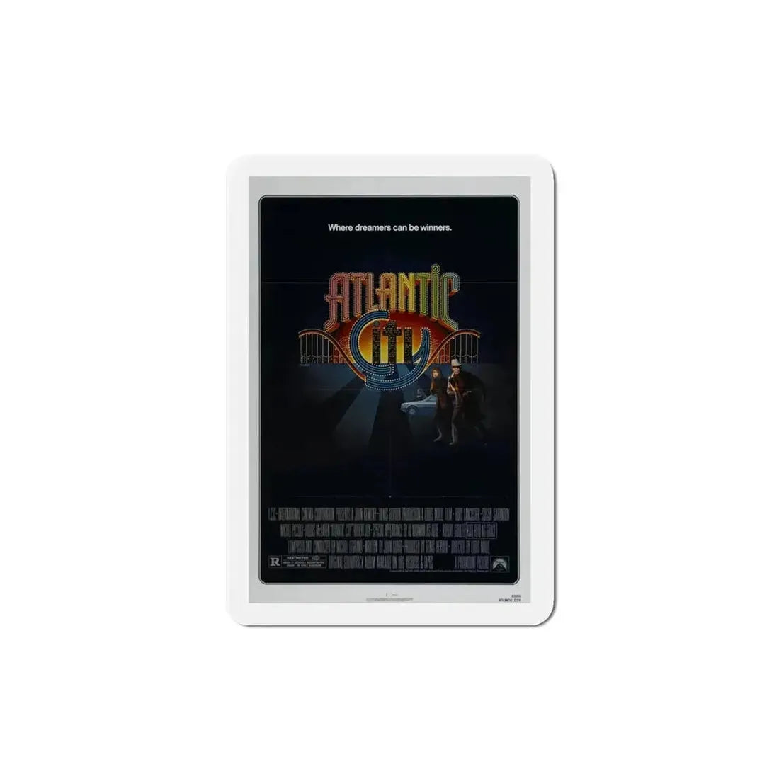 Atlantic City 1981 Movie Poster Refrigerator Magnet - The Sticker Space