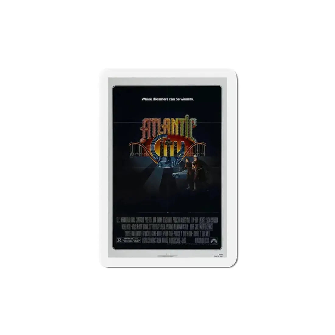 Atlantic City 1981 Movie Poster Refrigerator Magnet - The Sticker Space