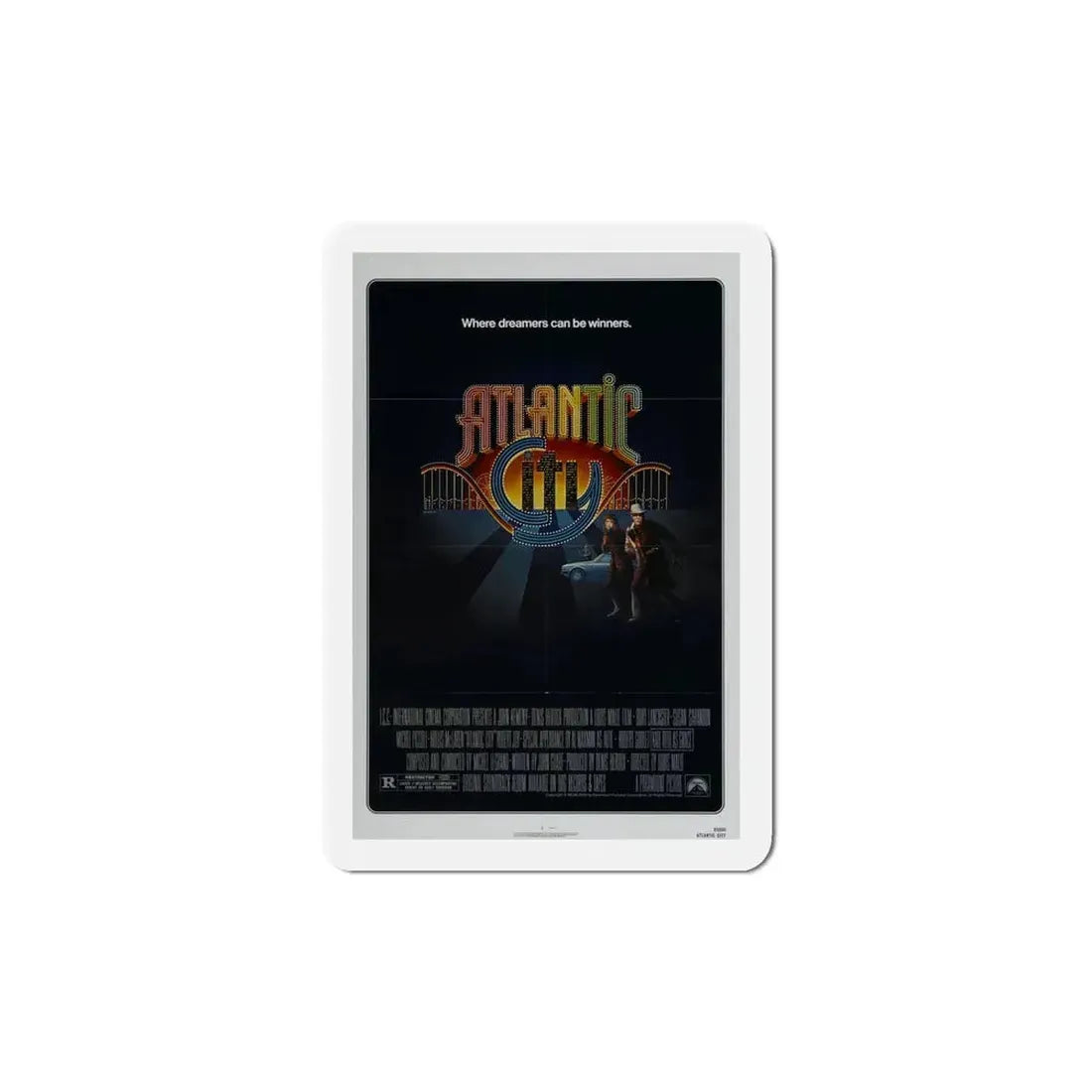 Atlantic City 1981 Movie Poster Refrigerator Magnet - The Sticker Space