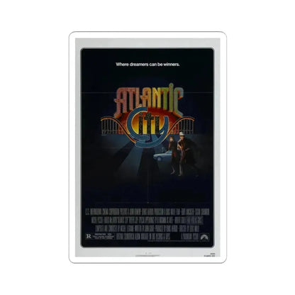 Atlantic City 1981 Movie Poster - STICKER Vinyl Kiss-Cut Decal 2 Inch White - The Sticker Space