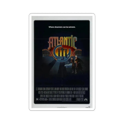 Atlantic City 1981 Movie Poster - STICKER Vinyl Kiss-Cut Decal 3 Inch White - The Sticker Space