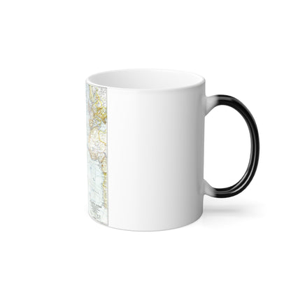 Atlantic Ocean (1941) (Map) Color Changing Mug 11oz-11oz-The Sticker Space