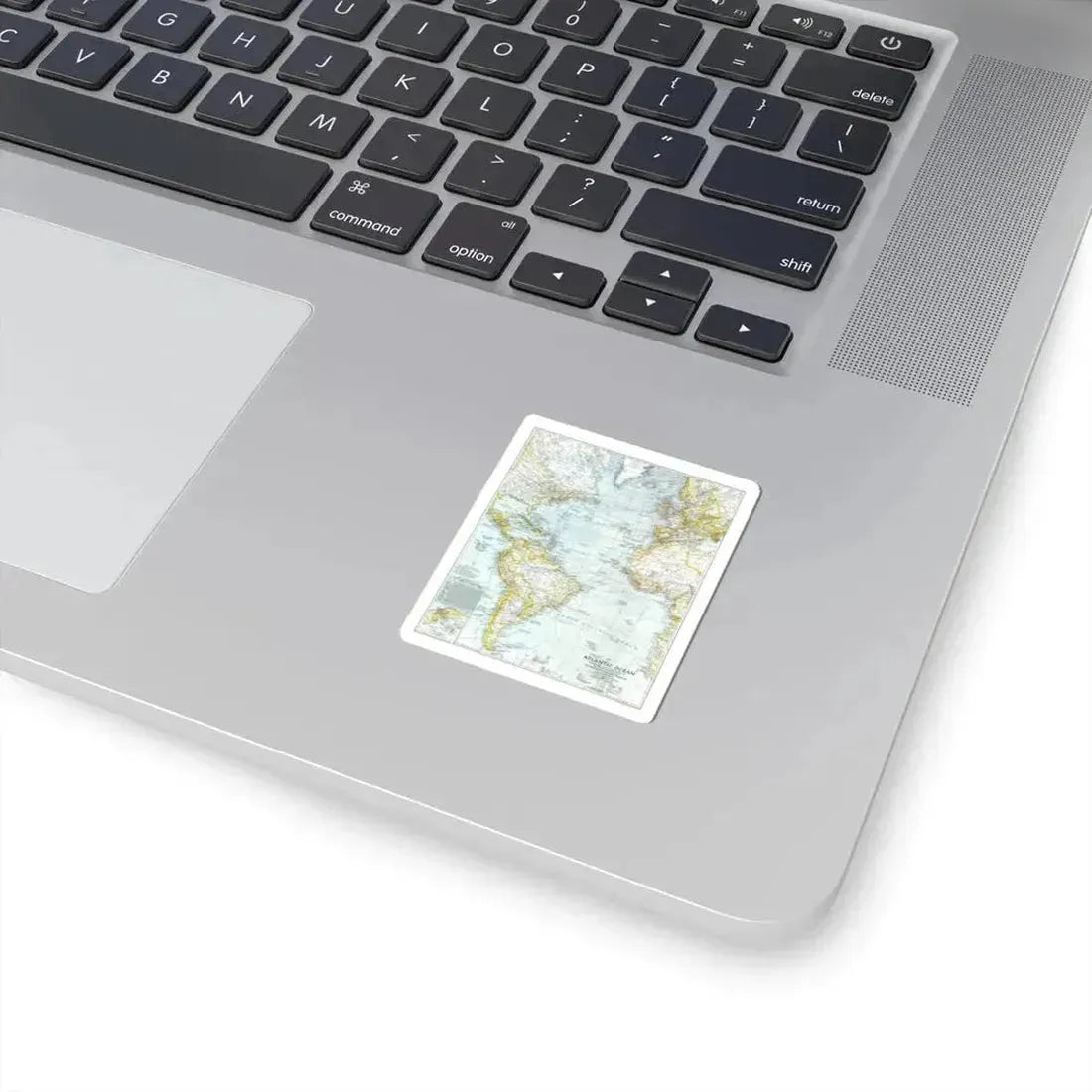Atlantic Ocean (1941) (Map) STICKER Vinyl Kiss-Cut Decal - The Sticker Space