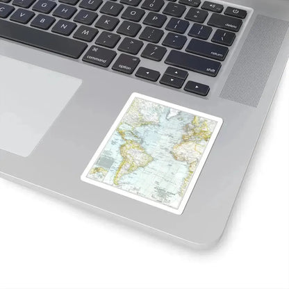 Atlantic Ocean (1941) (Map) STICKER Vinyl Kiss-Cut Decal - The Sticker Space