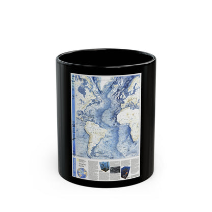 Atlantic Ocean (1990) (Map) Black Coffee Mug-11oz-The Sticker Space