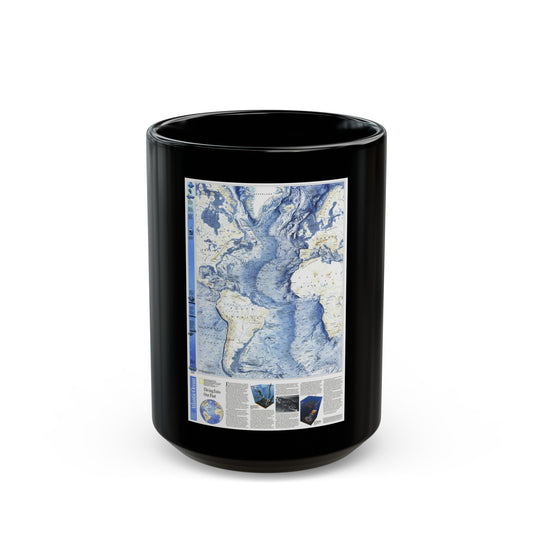 Atlantic Ocean (1990) (Map) Black Coffee Mug-15oz-The Sticker Space