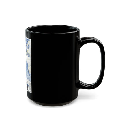 Atlantic Ocean (1990) (Map) Black Coffee Mug-The Sticker Space