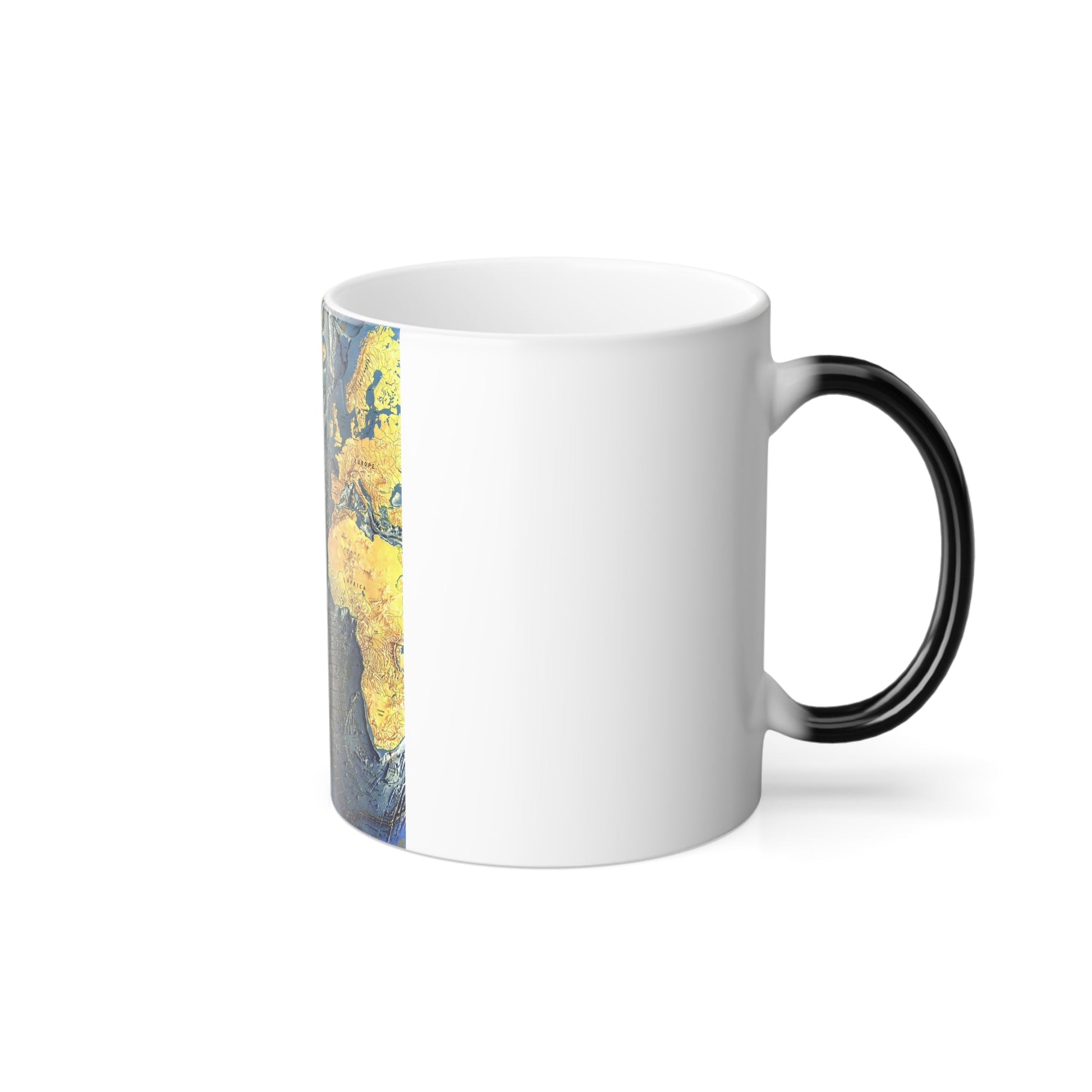 Atlantic Ocean Floor (1968) (Map) Color Changing Mug 11oz-11oz-The Sticker Space