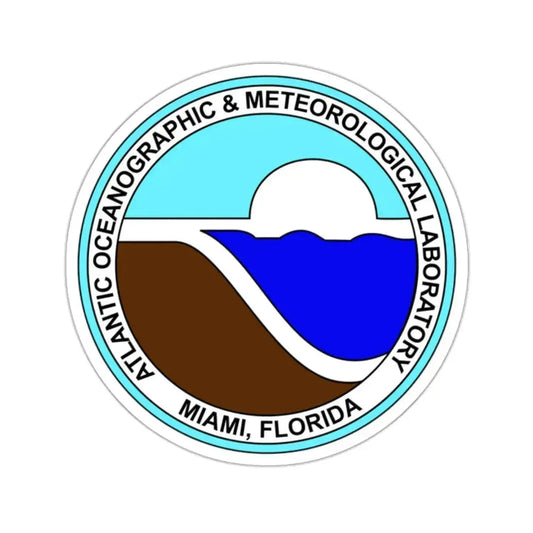 Atlantic Oceanographic and Meteorological Laboratory - STICKER Vinyl Kiss-Cut Decal 2 Inch White - The Sticker Space