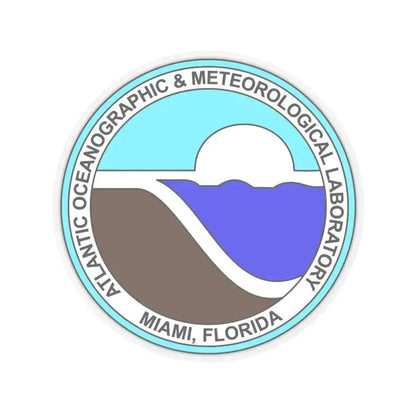 Atlantic Oceanographic and Meteorological Laboratory - STICKER Vinyl Kiss-Cut Decal 4 Inch Transparent - The Sticker Space