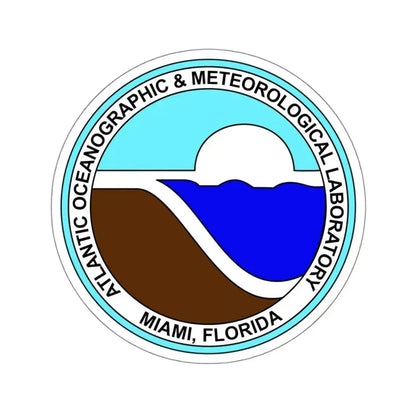 Atlantic Oceanographic and Meteorological Laboratory - STICKER Vinyl Kiss-Cut Decal 4 Inch White - The Sticker Space