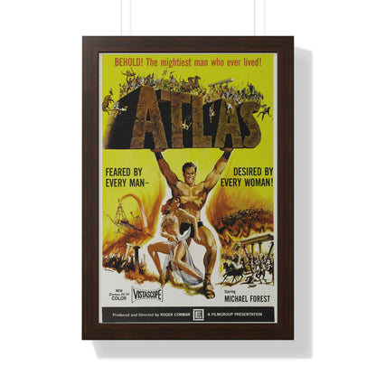 ATLAS 1961 - Framed Movie Poster-16″ x 24″-The Sticker Space