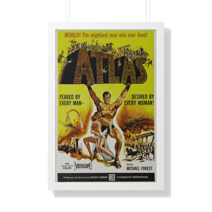 ATLAS 1961 - Framed Movie Poster-20" x 30"-The Sticker Space