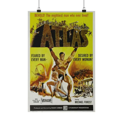 ATLAS 1961 - Paper Movie Poster - The Sticker Space