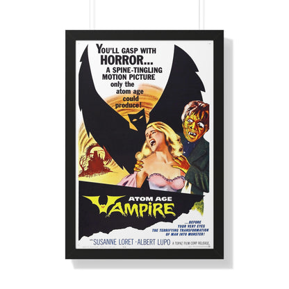 ATOM AGE VAMPIRE 1960 - Framed Movie Poster-20" x 30"-The Sticker Space