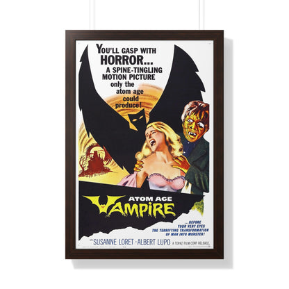 ATOM AGE VAMPIRE 1960 - Framed Movie Poster-20" x 30"-The Sticker Space