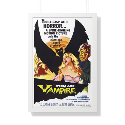 ATOM AGE VAMPIRE 1960 - Framed Movie Poster-20" x 30"-The Sticker Space