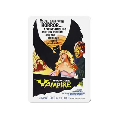ATOM AGE VAMPIRE 1960 Movie Poster - Refrigerator Magnet - The Sticker Space