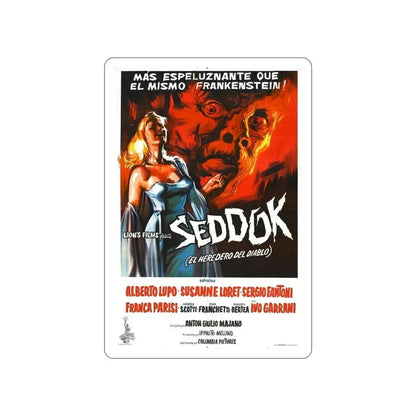 ATOM AGE VAMPIRE (SPANISH) 1960 Movie Poster STICKER Vinyl Die-Cut Decal 4 Inch - The Sticker Space