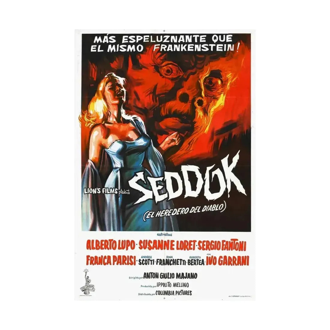 ATOM AGE VAMPIRE (SPANISH) 1960 - Paper Movie Poster - The Sticker Space