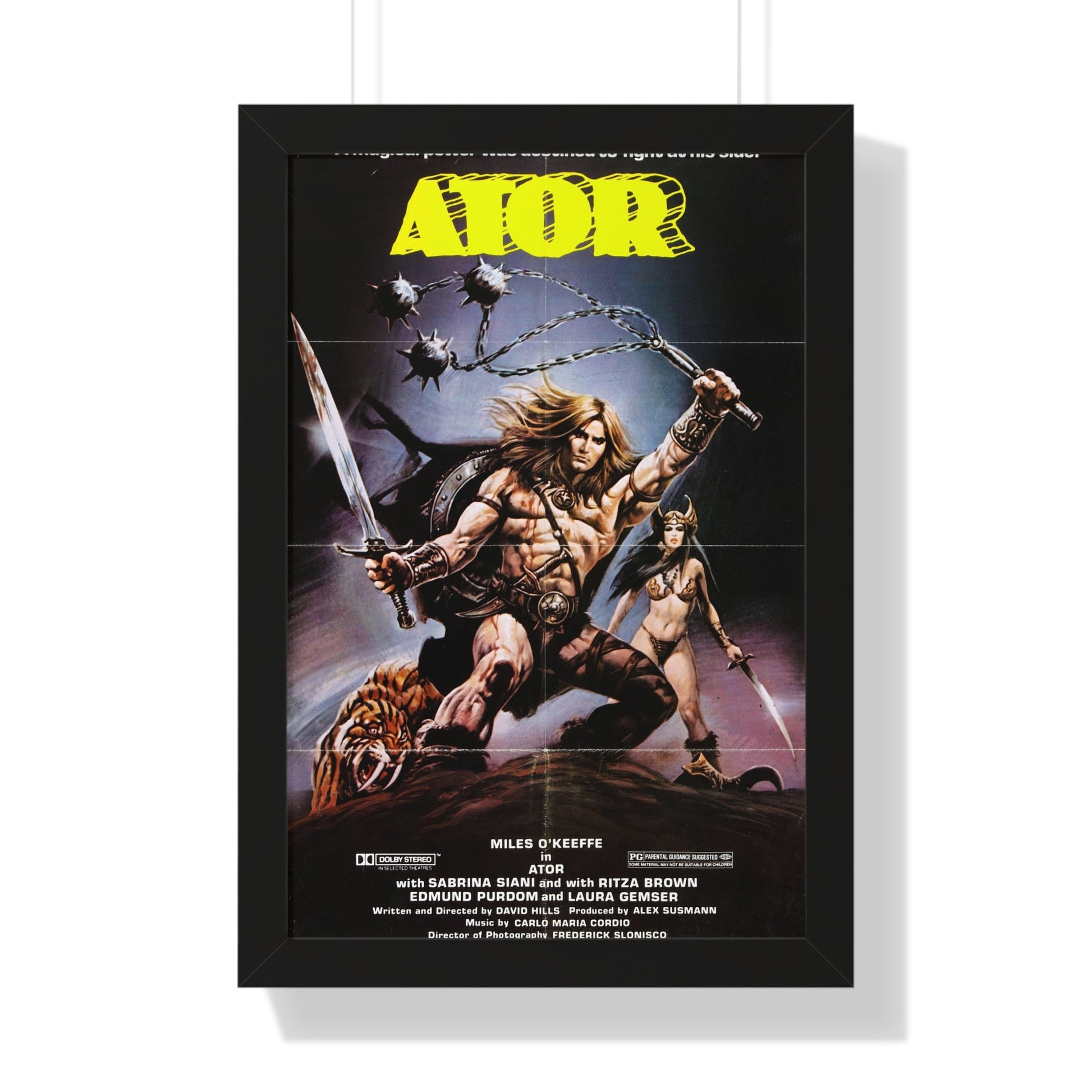 ATOR 1982 - Framed Movie Poster-16″ x 24″-The Sticker Space