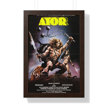 ATOR 1982 - Framed Movie Poster-16″ x 24″-The Sticker Space