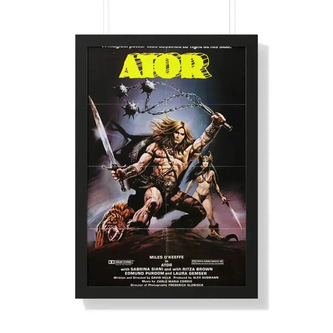 ATOR 1982 - Framed Movie Poster - The Sticker Space
