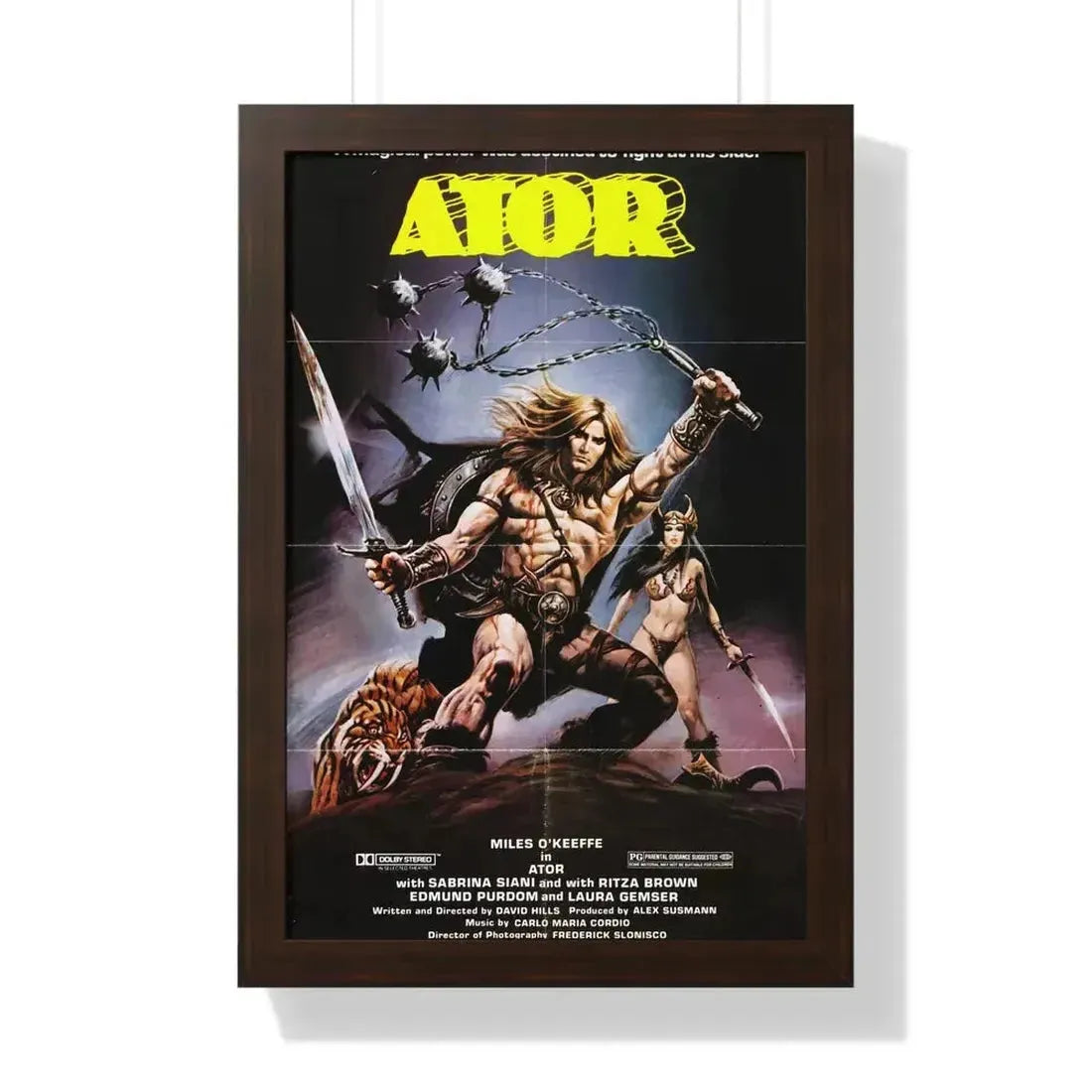 ATOR 1982 - Framed Movie Poster - The Sticker Space