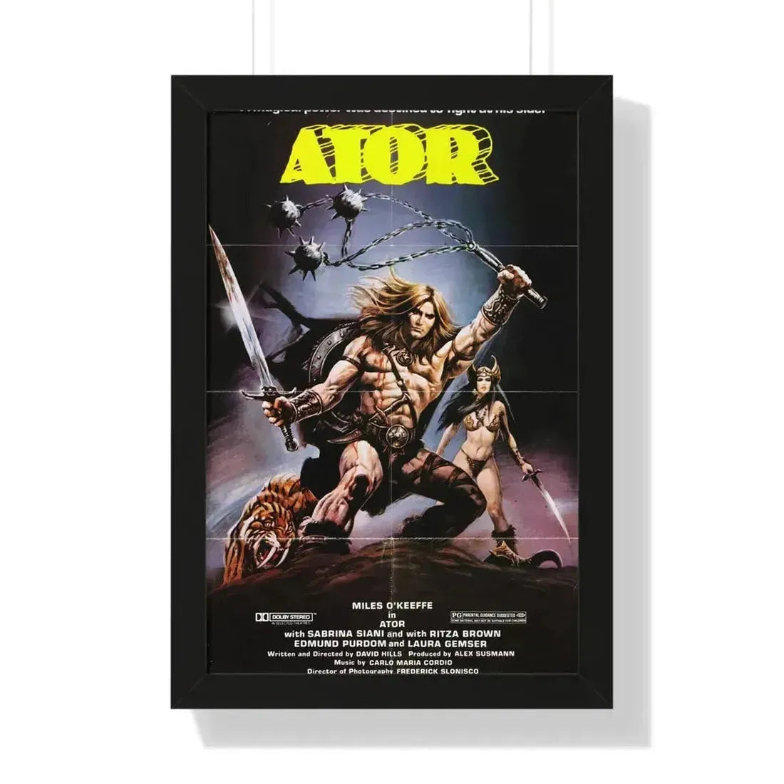 ATOR 1982 - Framed Movie Poster - The Sticker Space