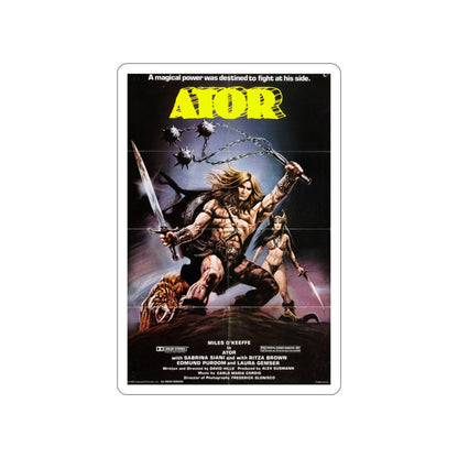 ATOR 1982 Movie Poster STICKER Vinyl Die-Cut Decal-3 Inch-The Sticker Space