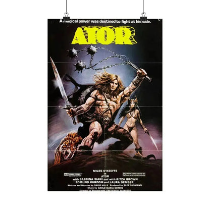 ATOR 1982 - Paper Movie Poster 12″ x 18″ Matte - The Sticker Space