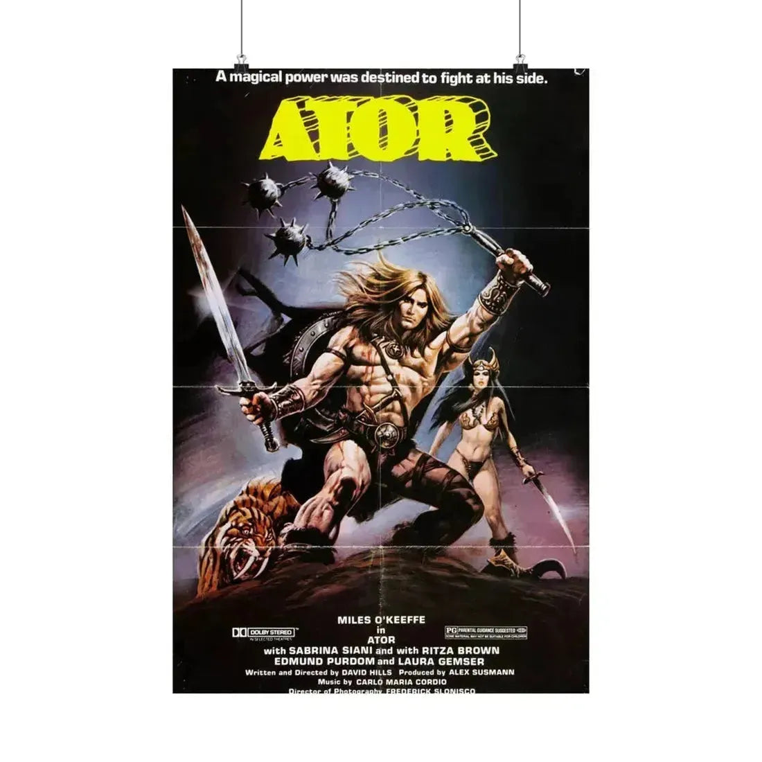 ATOR 1982 - Paper Movie Poster 20″ x 30″ Matte - The Sticker Space