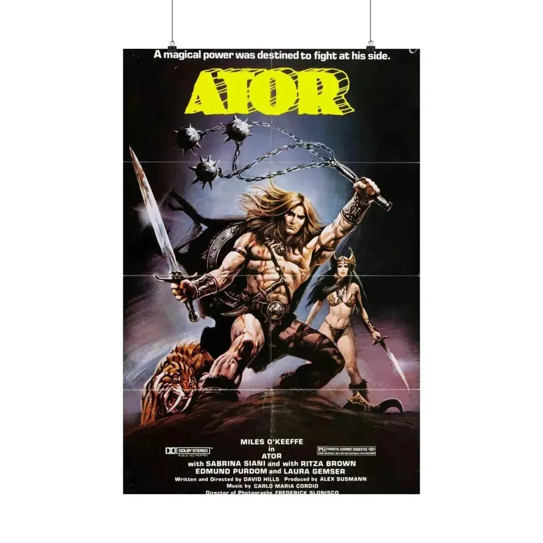 ATOR 1982 - Paper Movie Poster 24″ x 36″ Matte - The Sticker Space