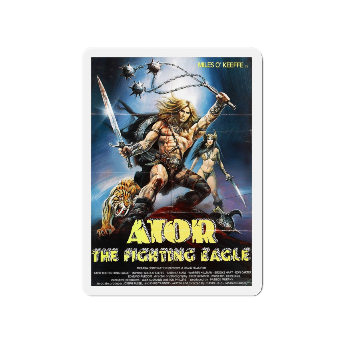 ATOR (2) 1982 Movie Poster - Die-Cut Magnet-4" x 4"-The Sticker Space