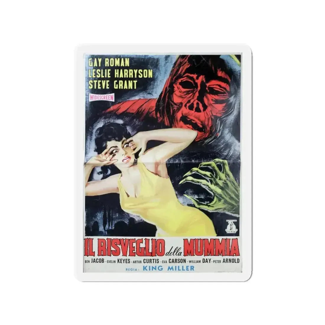 ATTACK OF THE AZTEC MUMMY 1957 Movie Poster - Refrigerator Magnet - The Sticker Space