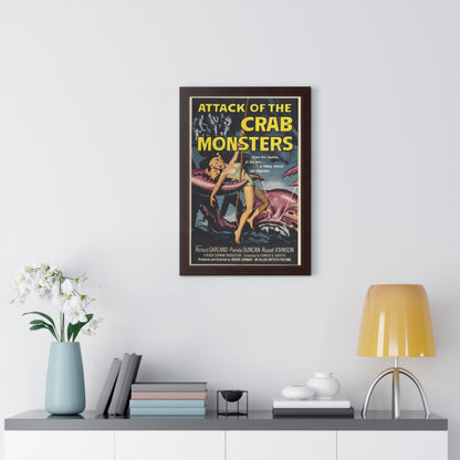 ATTACK OF THE CRAB MONSTERS 1957 - Framed Movie Poster-The Sticker Space