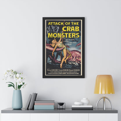 ATTACK OF THE CRAB MONSTERS 1957 - Framed Movie Poster-The Sticker Space