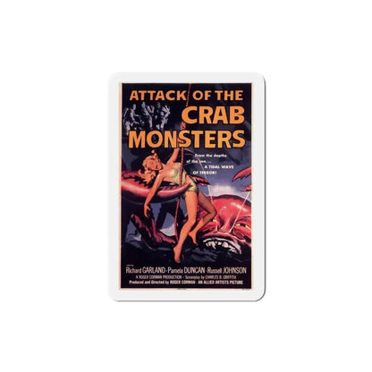 Attack of the Crab Monsters 1957 Movie Poster Refrigerator Magnet 4 Inch - The Sticker Space