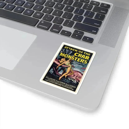 ATTACK OF THE CRAB MONSTERS 1957 Movie Poster - STICKER Vinyl Kiss-Cut Decal - The Sticker Space