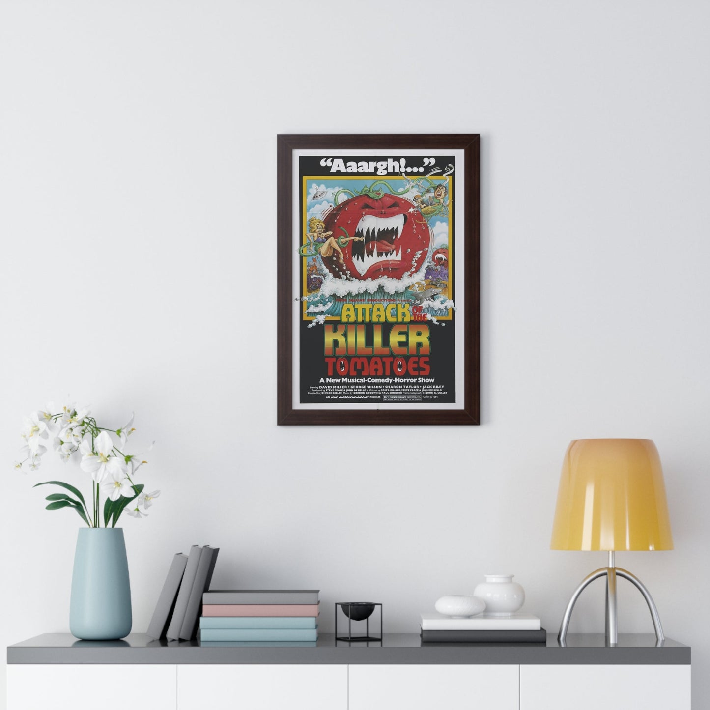 ATTACK OF THE KILLER TOMATOES 1978 - Framed Movie Poster-The Sticker Space