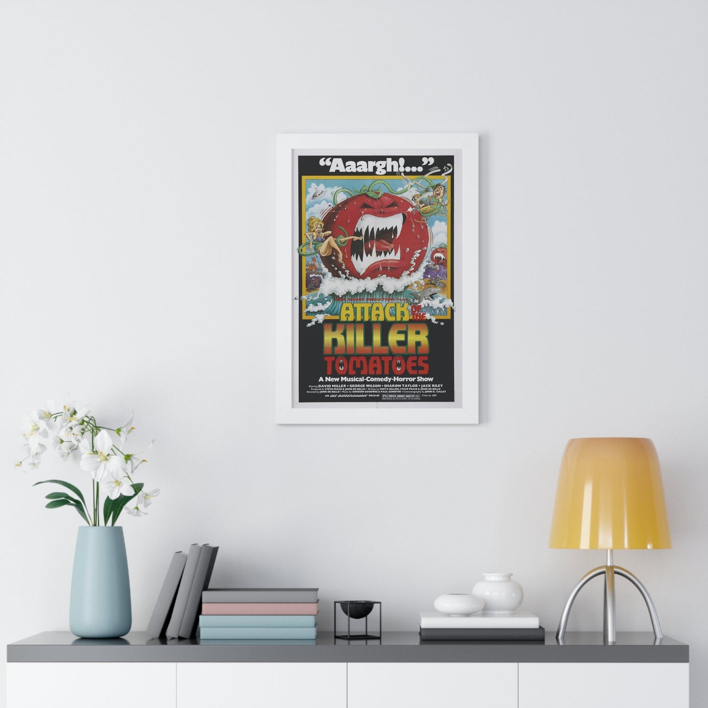 ATTACK OF THE KILLER TOMATOES 1978 - Framed Movie Poster-The Sticker Space