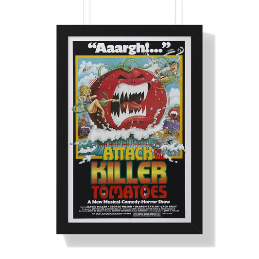 ATTACK OF THE KILLER TOMATOES 1978 - Framed Movie Poster-16″ x 24″-The Sticker Space