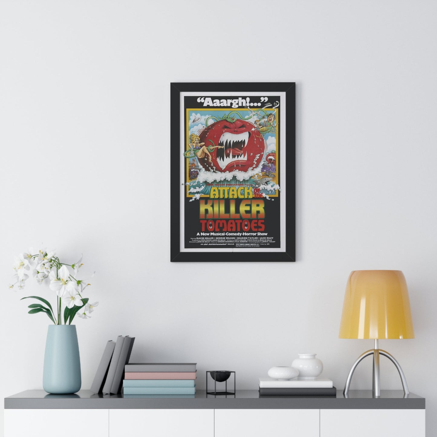 ATTACK OF THE KILLER TOMATOES 1978 - Framed Movie Poster-The Sticker Space